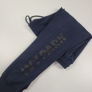 Ivy Park Unisex Joggers Pants Size Small Blue Spell Out Beyonce Sweatpants